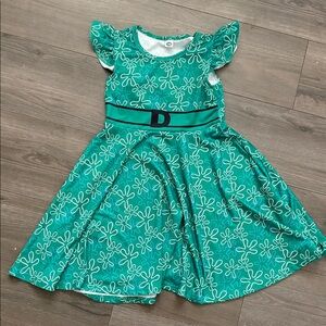 Girls inside out disgust costume dress Halloween size 10/12